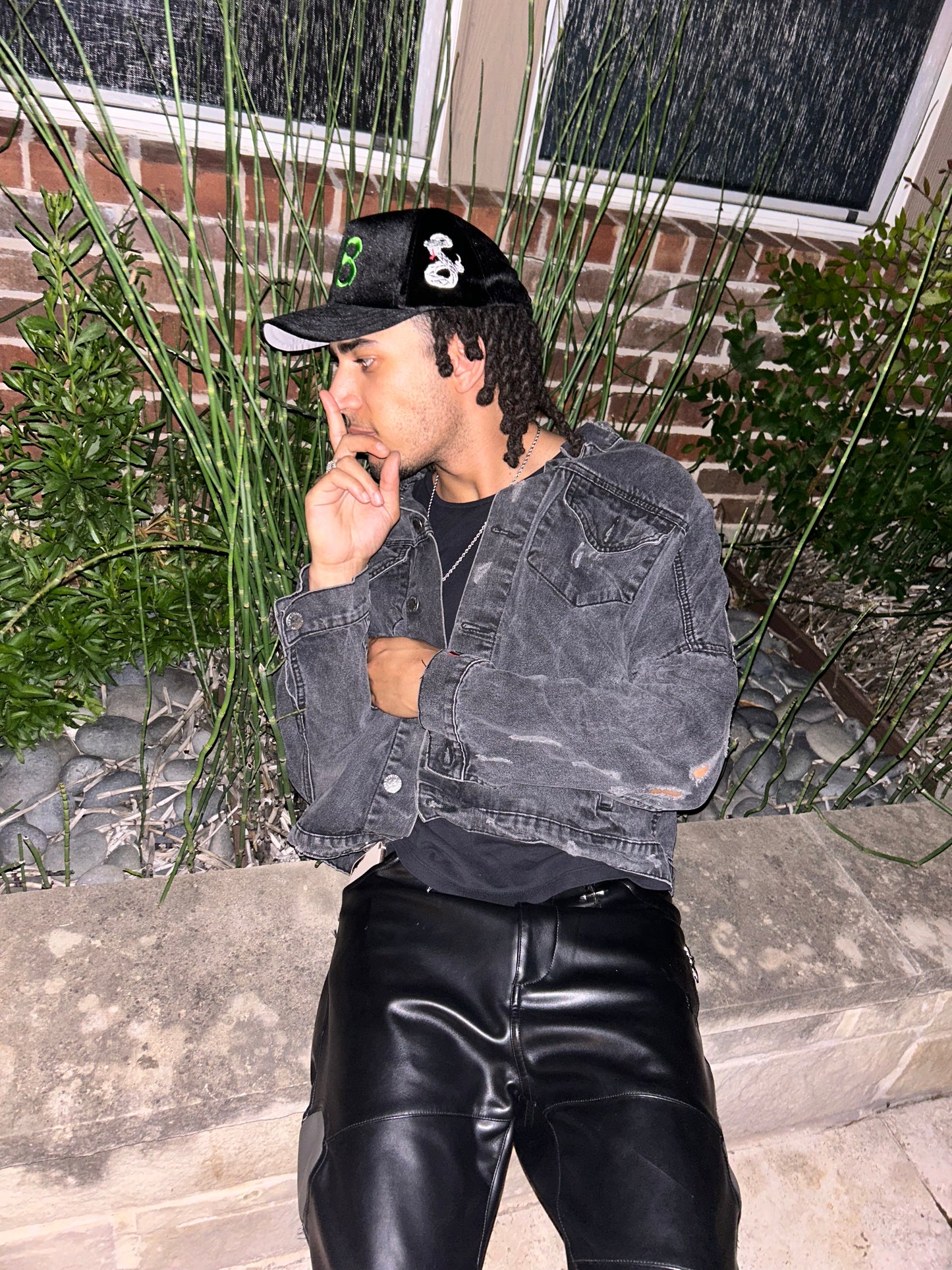 SNAKE MVP velvet snapback
